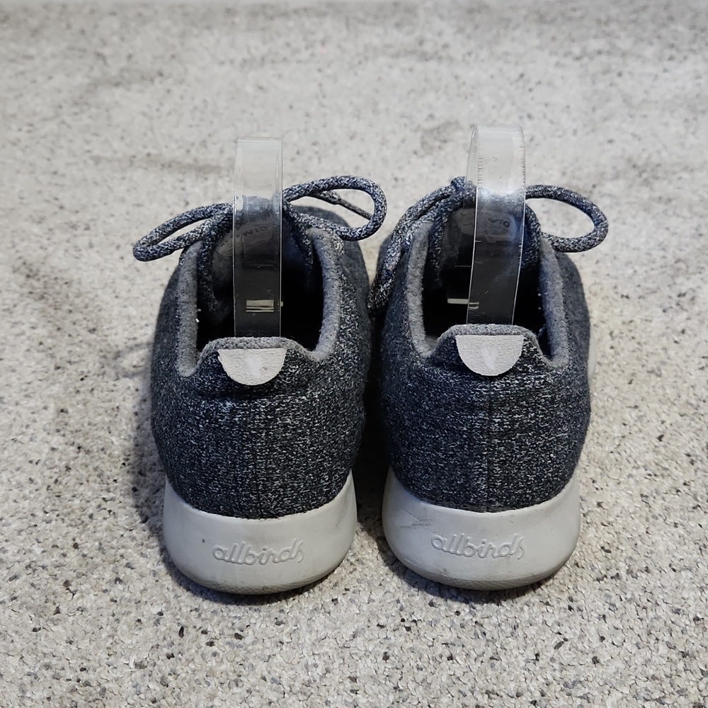 Allbirds Women's Wool Runners Sneakers Dark Grey/White Sole Size 10 - Picture 3 of 10